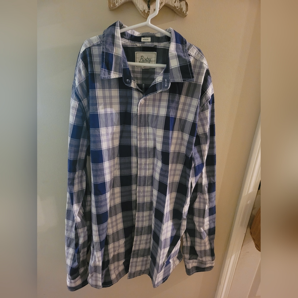 Bixby button down plaid shirt